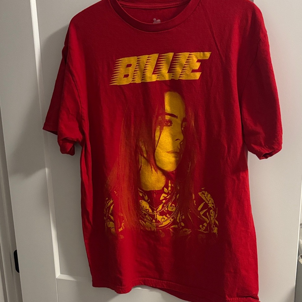 Billie Eilish Red Graphic T-Shirt